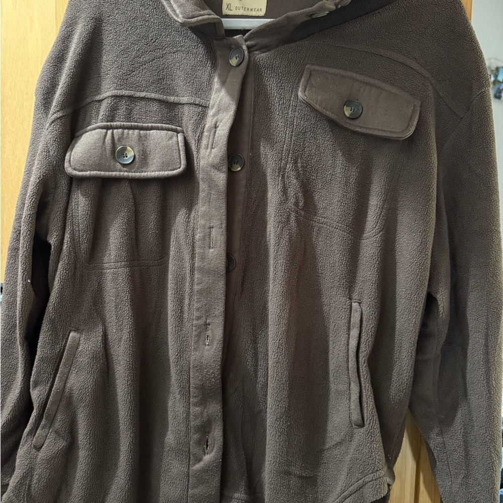 Women’s Brown Shirt Jacket
